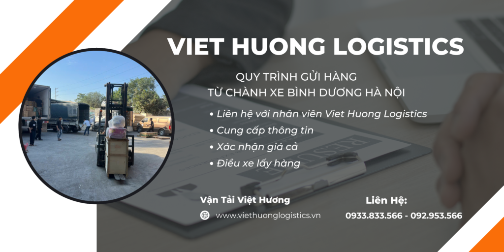 Quy trình nhận hàng và đóng gói từ Chành Xe Việt Hương nhận gửi hàng đi Hà Nội