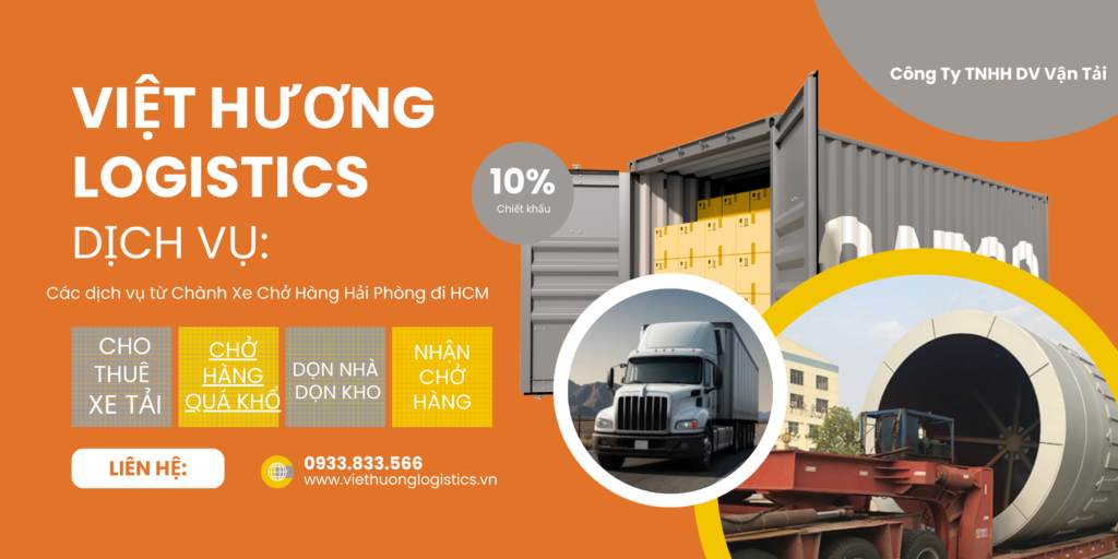 Top 10 Lý Do Chọn Vận Tải Hàng Bắc Nam Các dịch vụ từ Chành Xe Chở Hàng Hải Phòng đi HCM