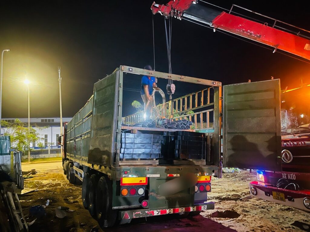 Các loại hàng hóa công trình thường vận chuyển tại Chành Xe Hải Phòng đi Bình Chánh HCM