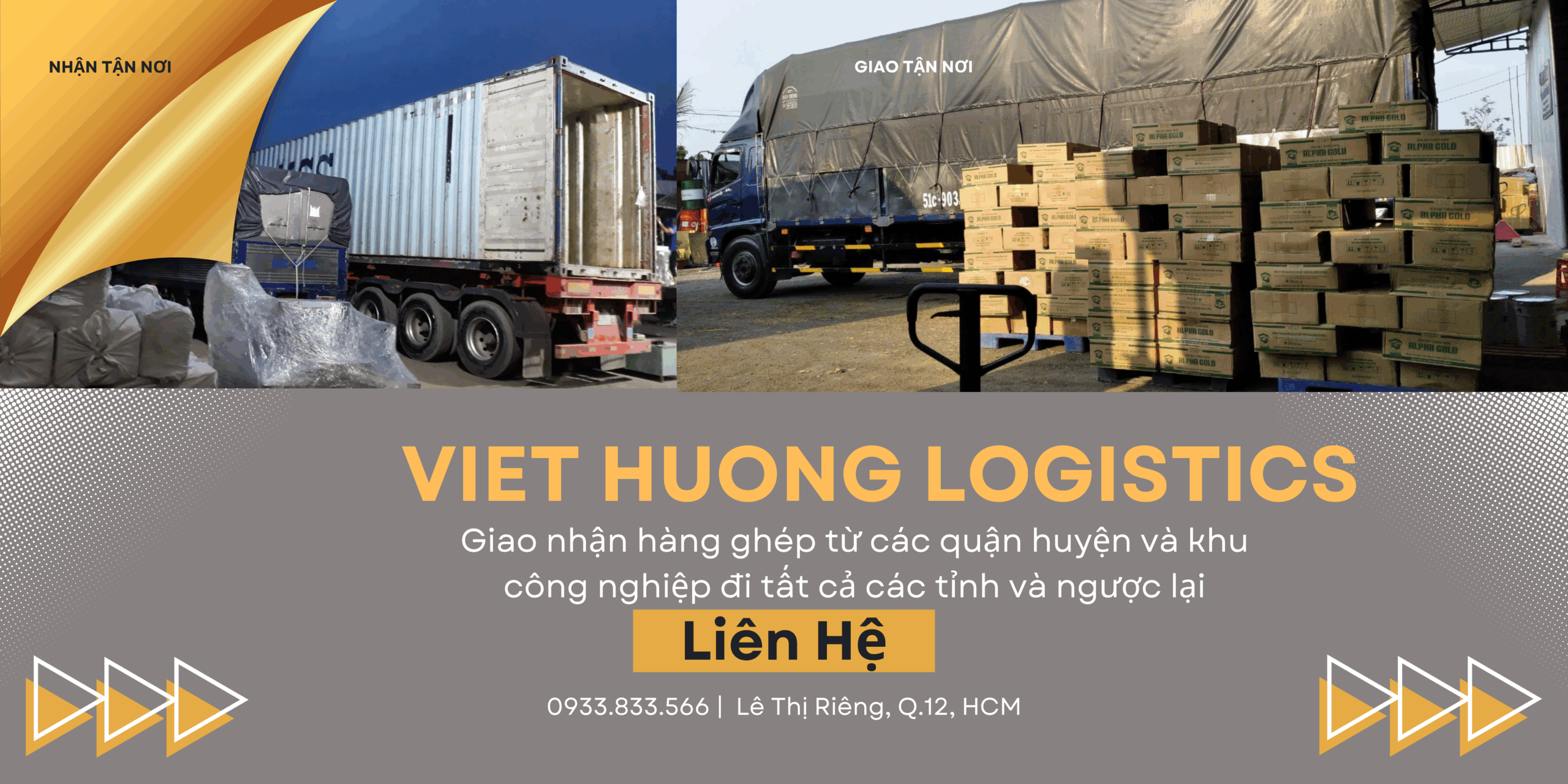 Xe Chở Hàng Giá Rẻ - Viet Huong Logistics