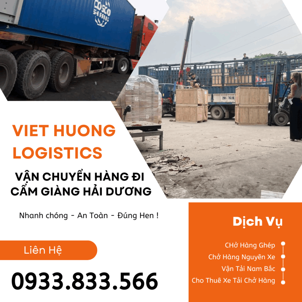 vận chuyển hàng đi Cẩm Giàng Hải Dương