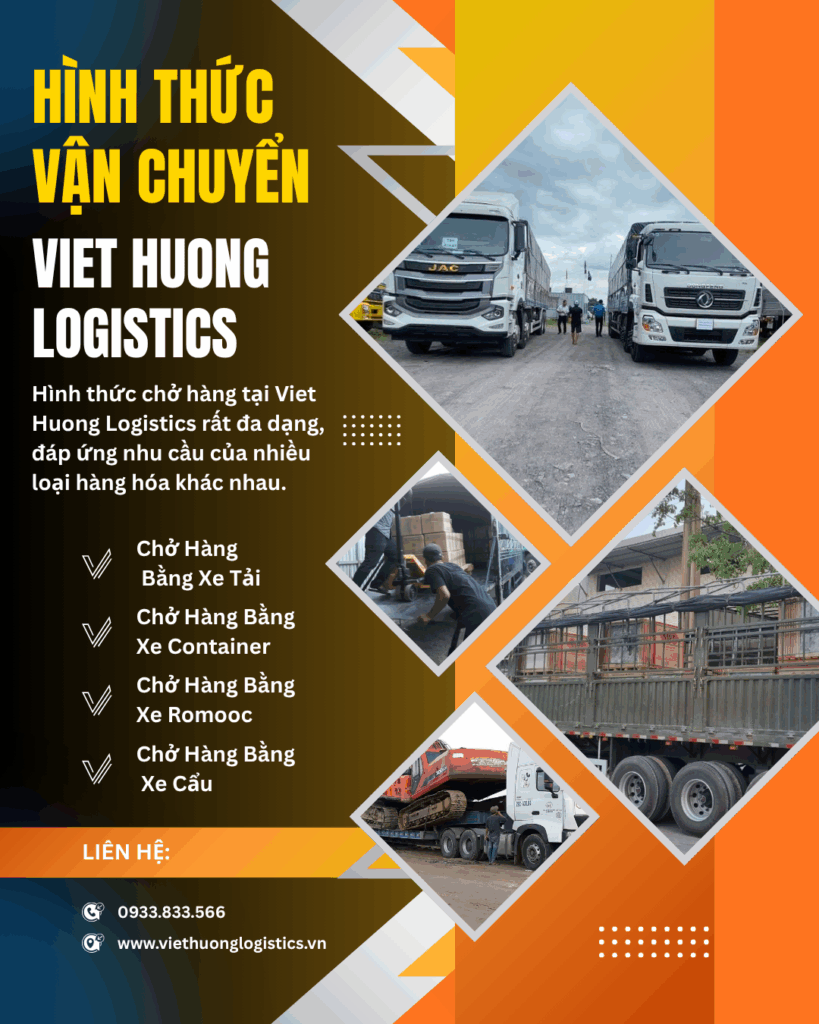Top 10 Lý Do Chọn Vận Tải Hàng Bắc Nam Hình thức chở hàng từ Long An đi Hải Phòng Tại Viet Huong Logistics