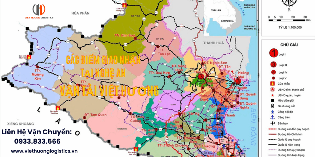 Top 10 Lý Do Chọn Vận Tải Hàng Bắc Nam Địa chỉ giao nhận hàng tại Nghệ An - Vận Tải Việt Hương
