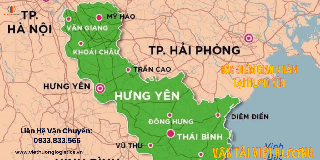 Vận Tải Việt Hương cho thuê cho thuê Xe tải chở hàng Sài Gòn Hưng Yên đi quận huyện và Khu Công Nghiệp nội thành Hưng Yên