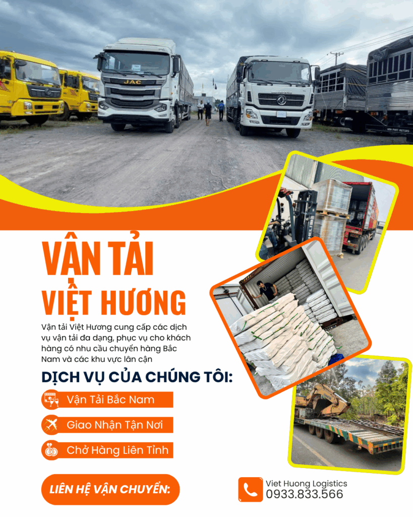 Hướng dẫn đến các điểm nhận hàng từ Chành Xe 2 Chiều An Giang đi Hà Nội - Vận Tải Việt Hương