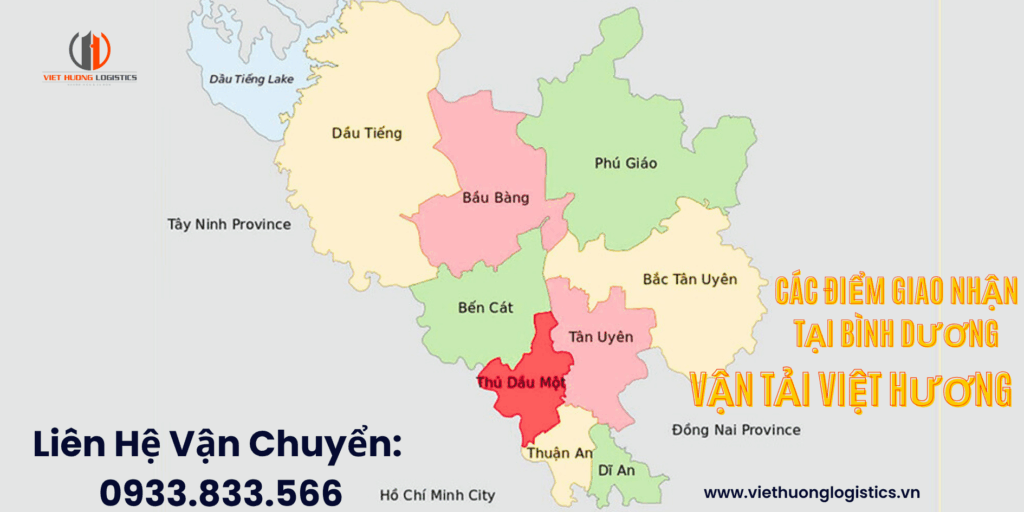 Chành xe Vận chuyển hàng đi Vsip Bình Dương 