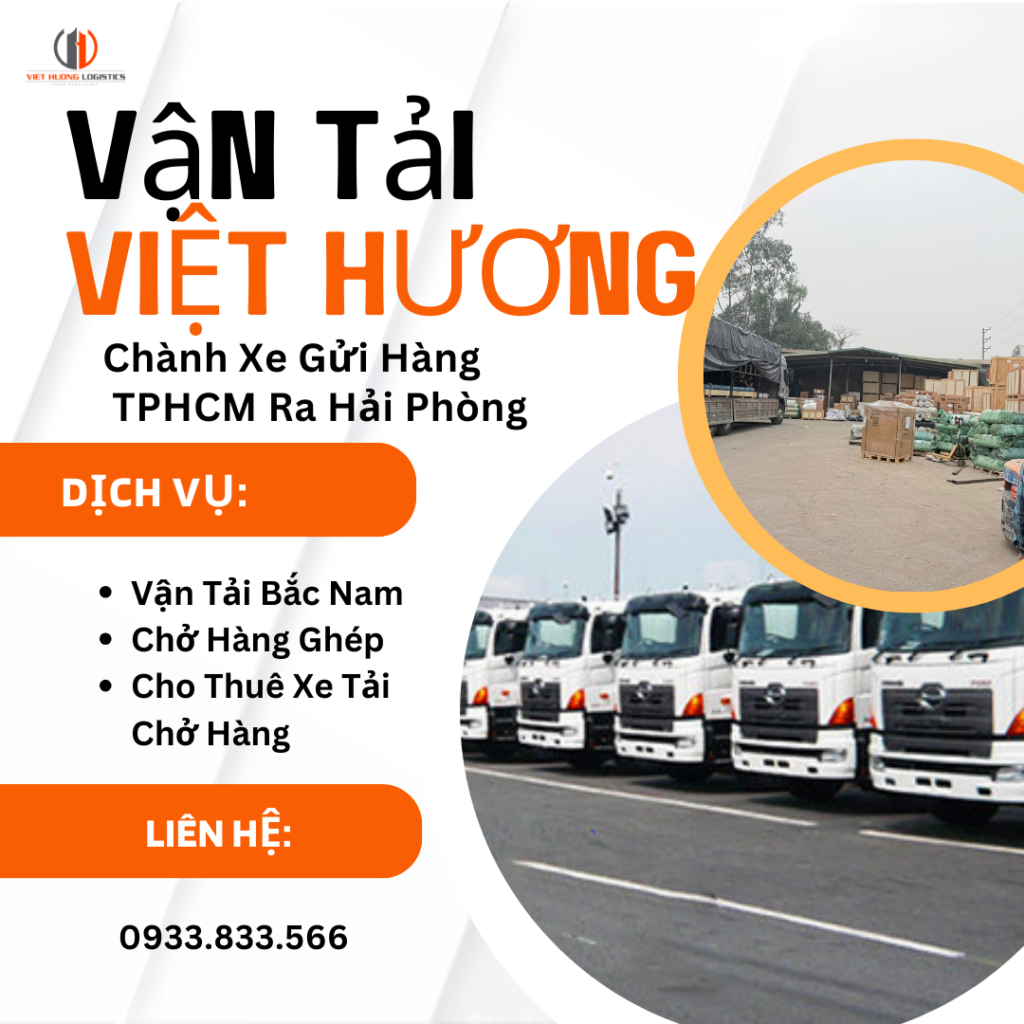 Xe Ghép Hàng HCM đi Hải Phòng 2-3 ngày I 0933.833.566 
