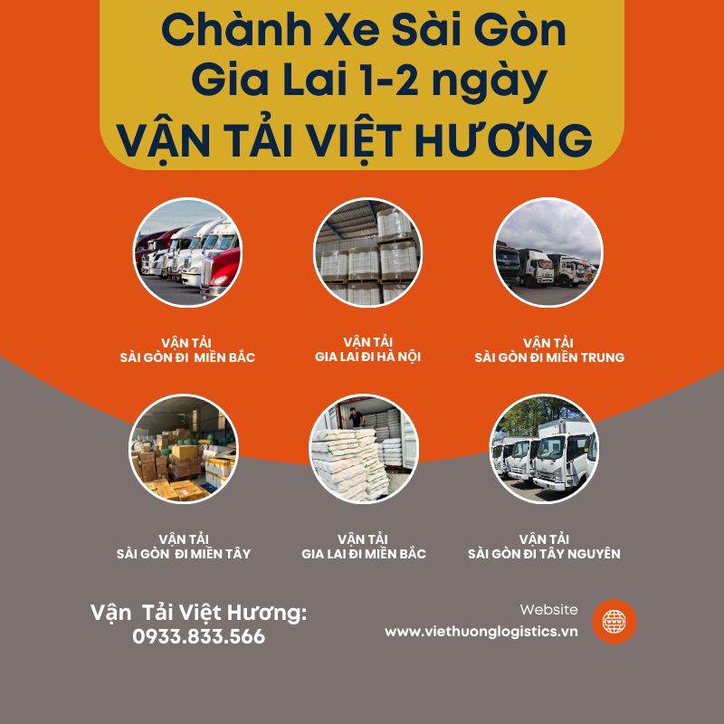 Chành Xe Sài Gòn Gia Lai 1-2 ngày