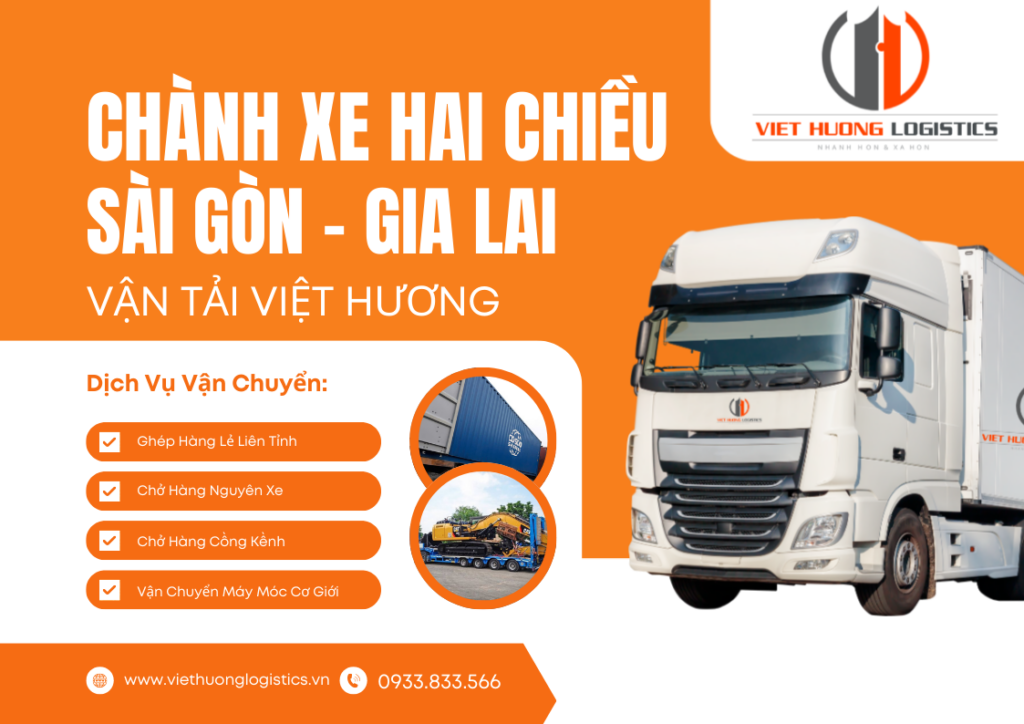 Chành Xe Sài Gòn Gia Lai 1-2 ngày