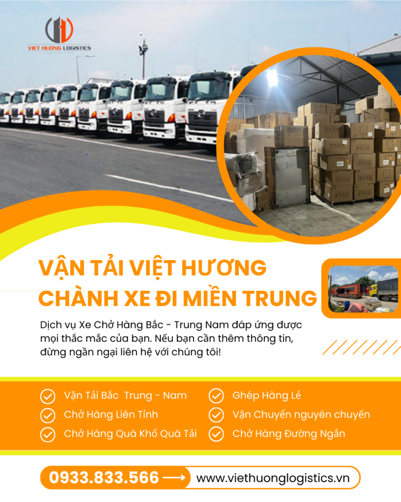 Xe Chở Hàng Đi Quảng Nam 1-2 ngày - Vận Tải Việt Hương 