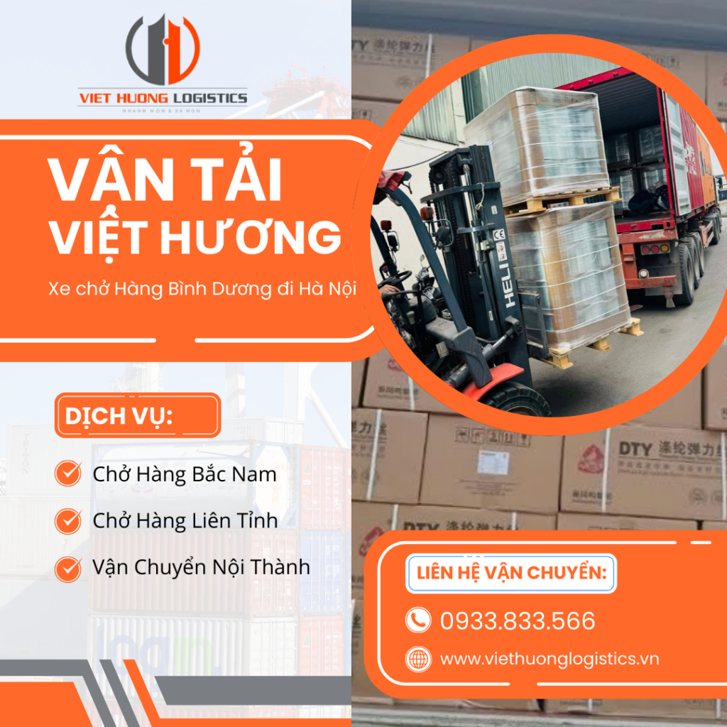 Xe chở Hàng Bình Dương đi Hà Nội 2-3 ngày 