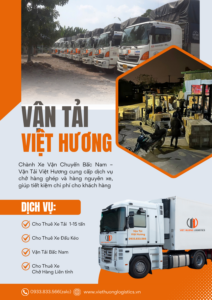 Chành Xe 15 Tấn Vận Chuyền Bắc Nam – Vận Tải Việt Hương - Báo Giá Nhanh: 0933.833.566 (zalo)