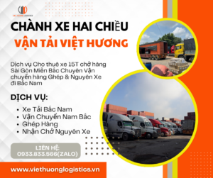Cho thuê xe 15T chở hàng Sài Gòn Miền Bắc- ĐT: 0933.833.566(zalo)