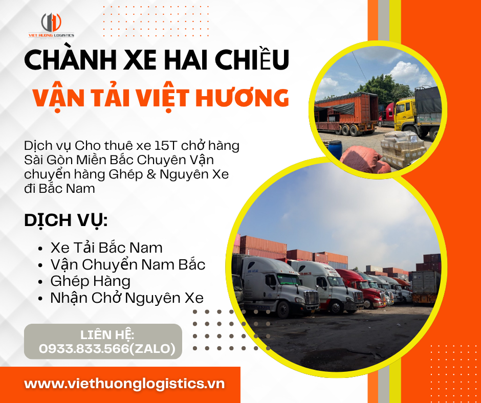 Cho thuê xe 15T chở hàng Sài Gòn Miền Bắc- ĐT: 0933.833.566(zalo)