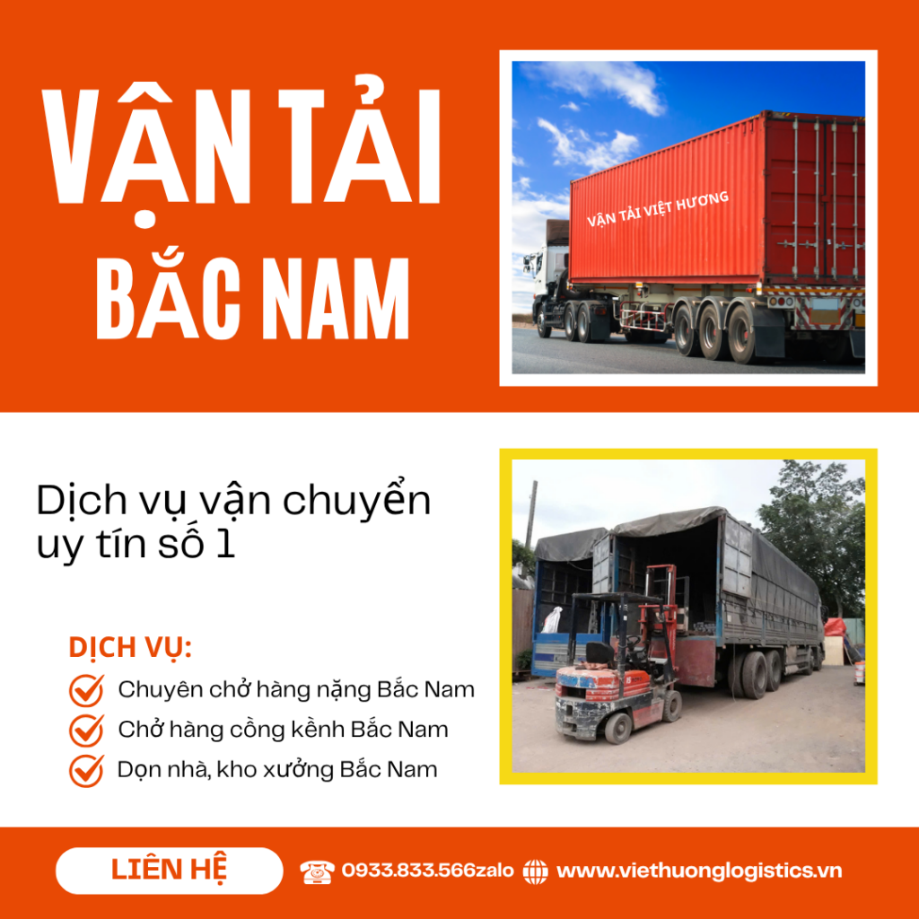 Vận Tải Hàng Bắc Nam - Vận Tải Việt Hương - LH Báo Giá: 0933833566(zalo) Dịch vụ vận chuyển uy tín số 1 - Việt Hương 0933.833.566