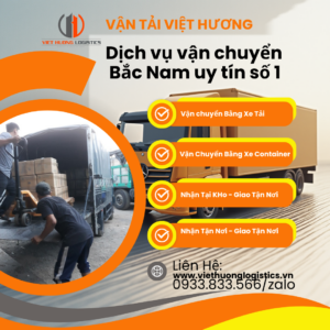 Dịch vụ vận chuyển Bắc Nam uy tín số 1 - Vận Tải Việt Hương. LH: 0933833566/zalo