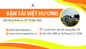 Ghép Hàng Xe 15 Tấn HCM đi Ninh Bình - Vận Tải Việt Hương