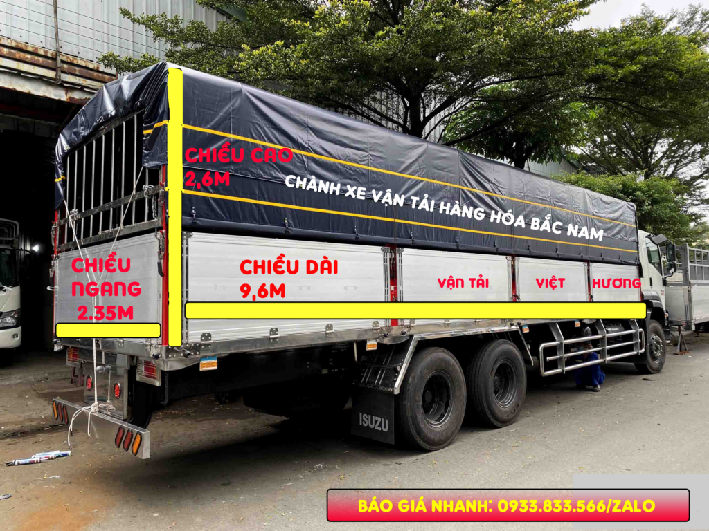 Chành Xe tải 15 Tấn chở hàng Bắc Nam - Vận Tải Việt Hương. LH 0933833566/zalo